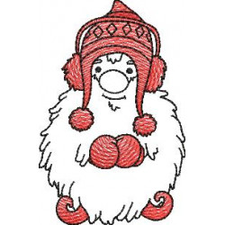 Stickdatei - Winter Gnom 3